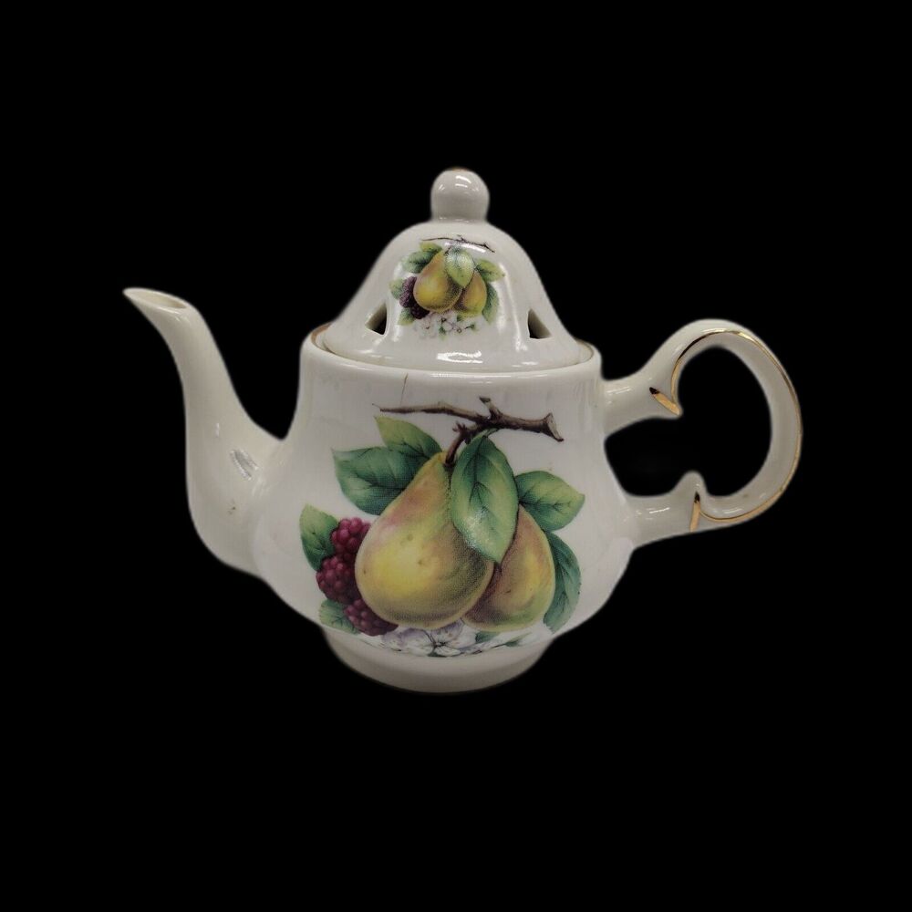 Formalities Baum Bros Special Fruit Collection Single Cup Teapot 8 oz Pears